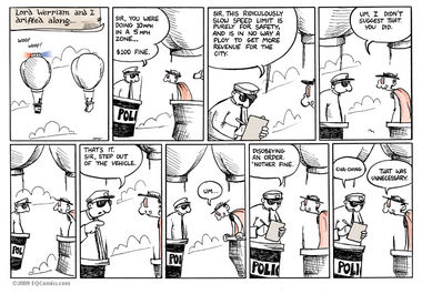 I was just glad we avoided the spike strips.