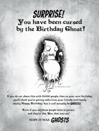 Birthday Ghost