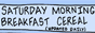 Saturday Morning Breakfast Cereal