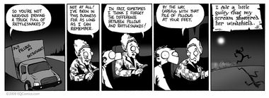 It was difficult sprinting the first hundred yards with the seat still strapped to me.